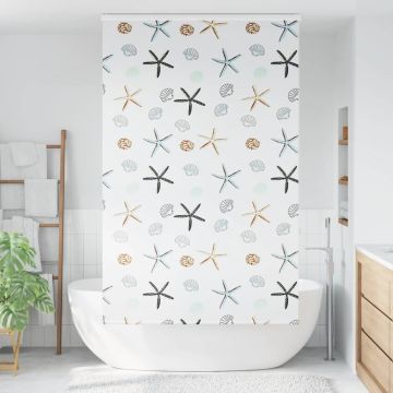 Tenda a Rullo Doccia con Cassonetto 130x240cm Larghezza Tessuto