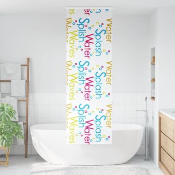 Tenda a Rullo Doccia con Cassonetto 70x240 cm Larghezza Tessuto
