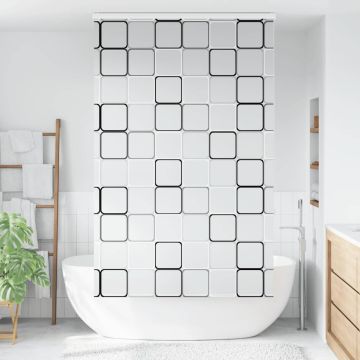 Tenda a Rullo Doccia con Cassonetto 120x240cm Larghezza Tessuto
