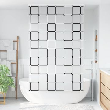 Tenda a Rullo per Doccia Cassonetto 140x240cm Larghezza Tessuto
