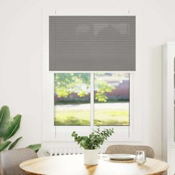 Tenda Plissettata Antracite 100x100cm Larghezza Tessuto 99,4 cm