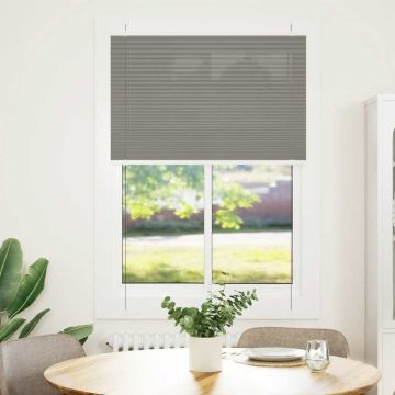 Tenda Plissettata Antracite 85x150 cm Larghezza Tessuto 84,4 cm