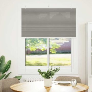Tenda Plissettata Antracite 105x150cm Larghezza Tessuto 104,4cm