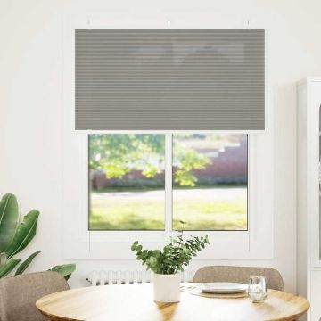 Tenda Plissettata Antracite 110x150cm Larghezza Tessuto 109,4cm