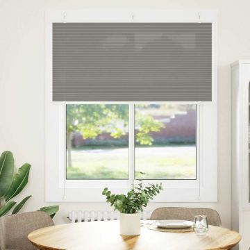 Tenda Plissettata Antracite 115x150cm Larghezza Tessuto 114,4cm