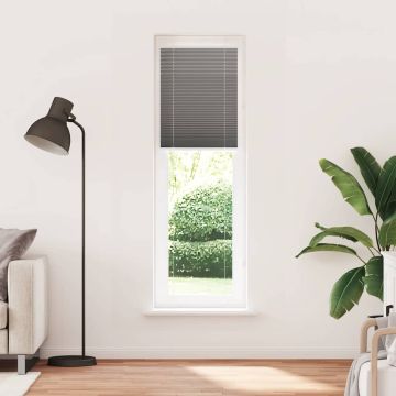 Tenda Plissettata Antracite 55x200 cm Larghezza Tessuto 54,4 cm