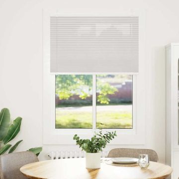 Tenda Plissettata Grigio Chiaro 95x100 cm Larghezza Tessuto