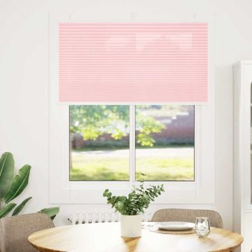 Tenda Plissettata Rosa 110x150 cm Larghezza Tessuto 109,4 cm