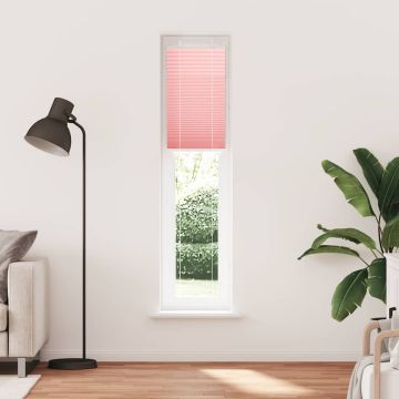 Tenda Plissettata Rosa 50x200 cm Larghezza Tessuto 49,4 cm