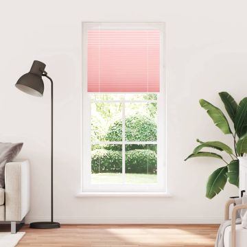 Tenda Plissettata Rosa 100x200 cm Larghezza Tessuto 99,4 cm