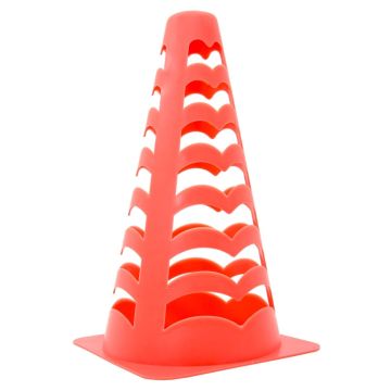 Coni da Calcio 6 pz Impilabili Arancioni 13x13x22,5 cm