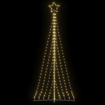 Albero di Natale a LED 447 LED Bianco Caldo 250 cm