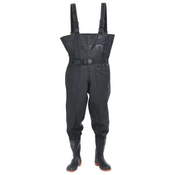 Wader con Stivali e Cintura Nero Taglia 39