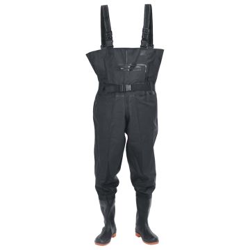 Wader con Stivali e Cintura Nero Taglia 40