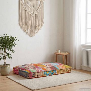 Cuscino per Divano Pallet Multicolore 120 x 80 x 12 cm Tessuto