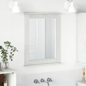Specchio Rettangolare VIGO Bianco Antico 55,5 x 5 x 70 cm