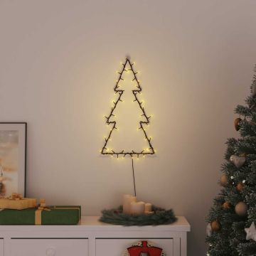 Luci di Natale Albero di Natale Silhouette 80 LED Bianco Caldo