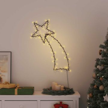 Luci di Natale Stella Cadente Silhouette 115 LED Bianco Caldo