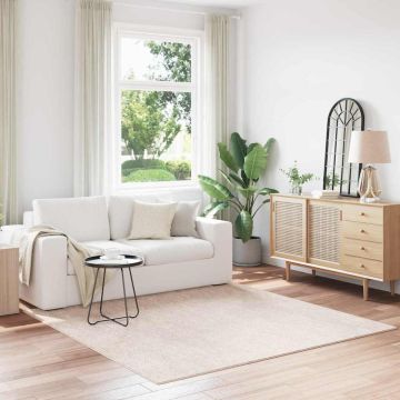 Tappeto Shaggy Antiscivolo Crema 200 x 200 cm PP