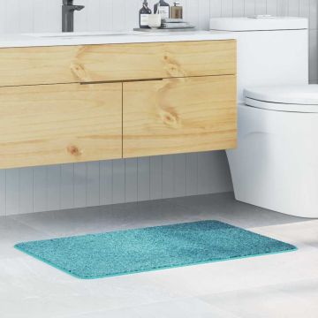 Tappetino da bagno antiscivolo Turchese 60 x 90 cm PP