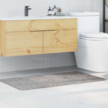 Tappetino da bagno antiscivolo Grigio 70 x 120 cm PP