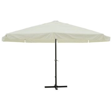 Ombrellone bianco in alluminio 500 cm