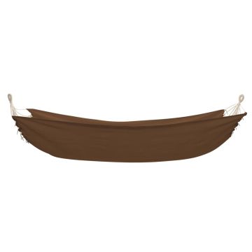 Amaca Pieghevole per 2 Persone Marrone 360 x 150 cm