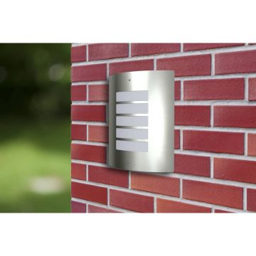Appliquè lampione da giardino in acciaio inox per interni ed esterni