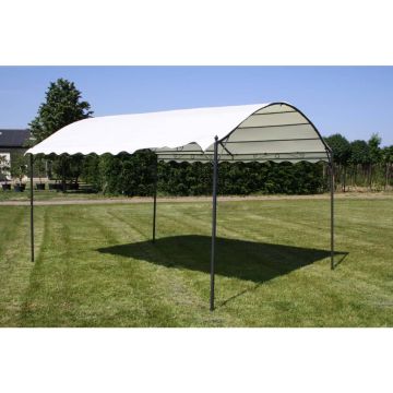 Gazebo in Tessuto Bianco Crema