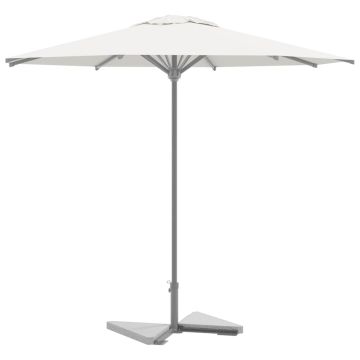 Dischi per pesi per ombrellone 2 pz granito grigio triangolari 14 kg