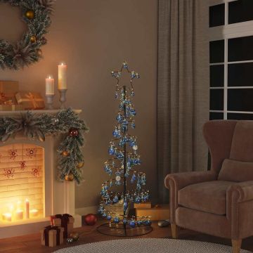 Palline di Natale 98 pz Blu Ø3/4/6 cm