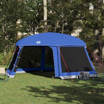Tenda da piscina con Patta Rimovibile&Pareti in Rete 618x532 cm