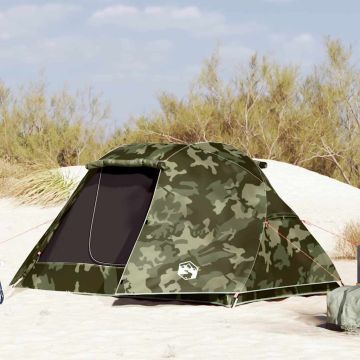 Tenda da Pesca per 3 Persone Mimetica Impermeabile