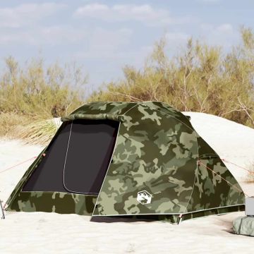 Tenda da Pesca per 5 Persone Mimetica Impermeabile