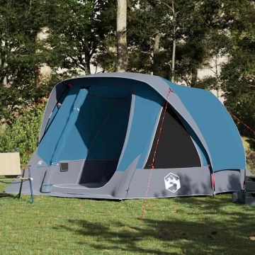 Tenda Familiare Cabina per 6 Persone Blu Impermeabile