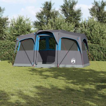 Tenda Familiare con tetto Blu e Grigio 435 x 255 x 216 cm