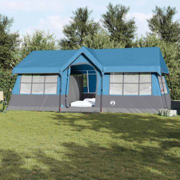 Tenda Familiare con tetto Blu e Grigio 622 x 295 x 238 cm
