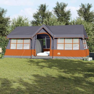 Tenda Familiare con tetto Grigio e arancione 622 x 295 x 238 cm