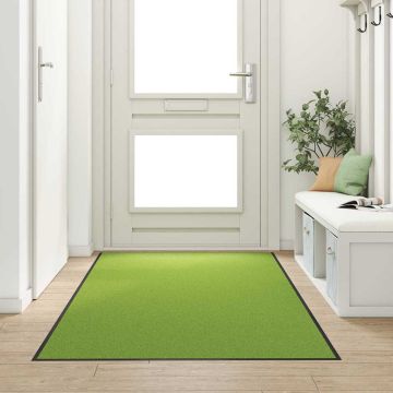 Tappetino Verde e Nero 120 x 250 cm 100% Poliammide