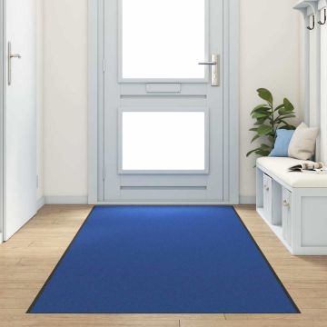 Tappetino Blu e Nero 120 x 400 cm 100% Poliammide