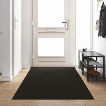 Tappetino Nero 120 x 400 cm 100% Poliammide