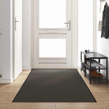 Tappetino Antracite e Nero 120 x 400 cm 100% Poliammide