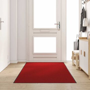 Tappetino Rosso e Nero 120 x 300 cm 100% Poliammide