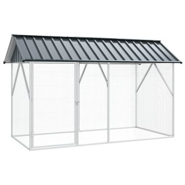 Gabbia per uccelli Antracite 227 x 112 x 141 cm