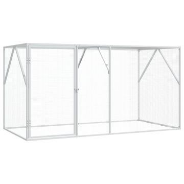 Gabbia per uccelli Argento 208 x 102 x 108 cm