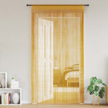 Tende a Filo 2 pz Oro 140x250 cm