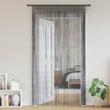 Tende a fili 2 pz Antracite 140x250 cm