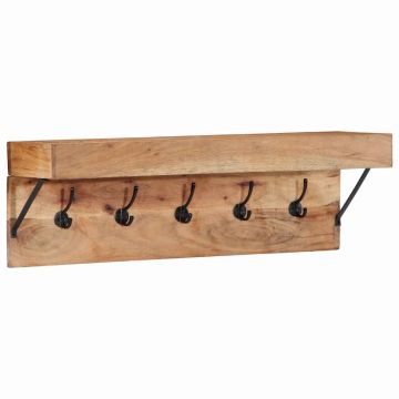 Appendiabiti Marrone 73 x 19 x 23 cm Legno massello di acacia