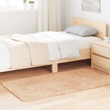 Tappeto Shaggy a Pelo Lungo NAVARRA Beige 80x150 cm poliestere