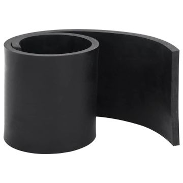 Bordo in Gomma per Spazzaneve Nero 100x15x1 cm